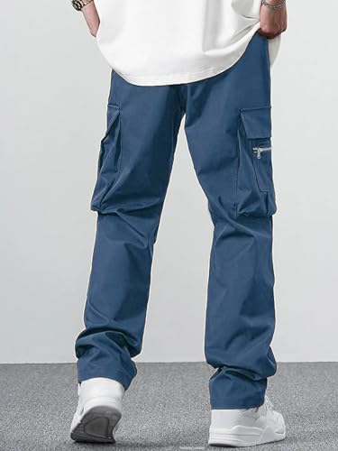 Image of DEEMOON Men's Cargo Pants Outdoor Hiking Multi-Pocket Utility Long Trousers | Men's Cargo