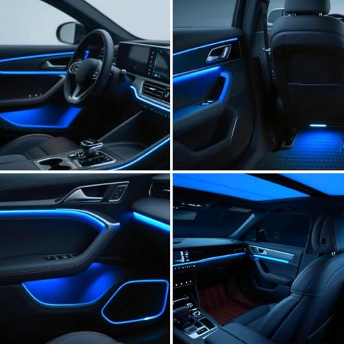 Image of BTF-LIGHTING FCOB COB LED Strip Blue Color 5mm Width UL Listed Super Narrow Flexible Uniform Light DC12V 16.4FT CRI 90+ Dimmable LED Ribbon for Bedroom Home Indoor Decor(No Adapter or Controller)