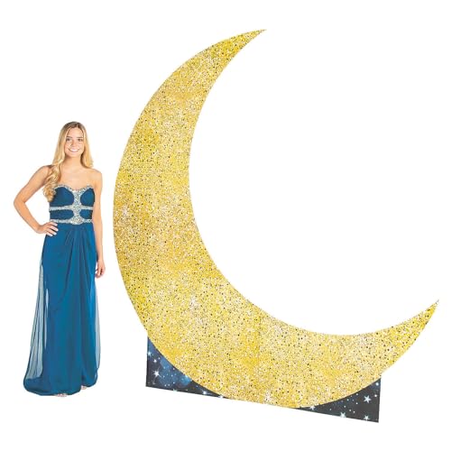 Large Moon Standup - Party Decor - 1 Piece