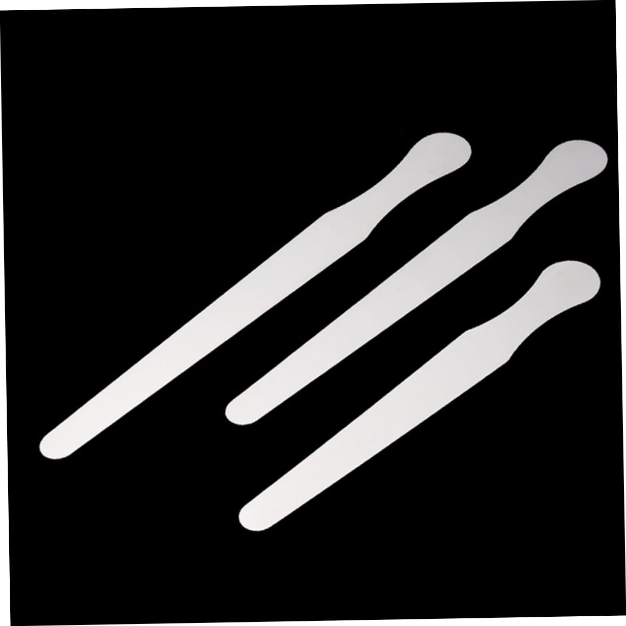 GANAZONO 12Pcs Tongue Depressors Metal Tools for Safe Oral Examination Smooth Edges Easy to Clean for Home and Use