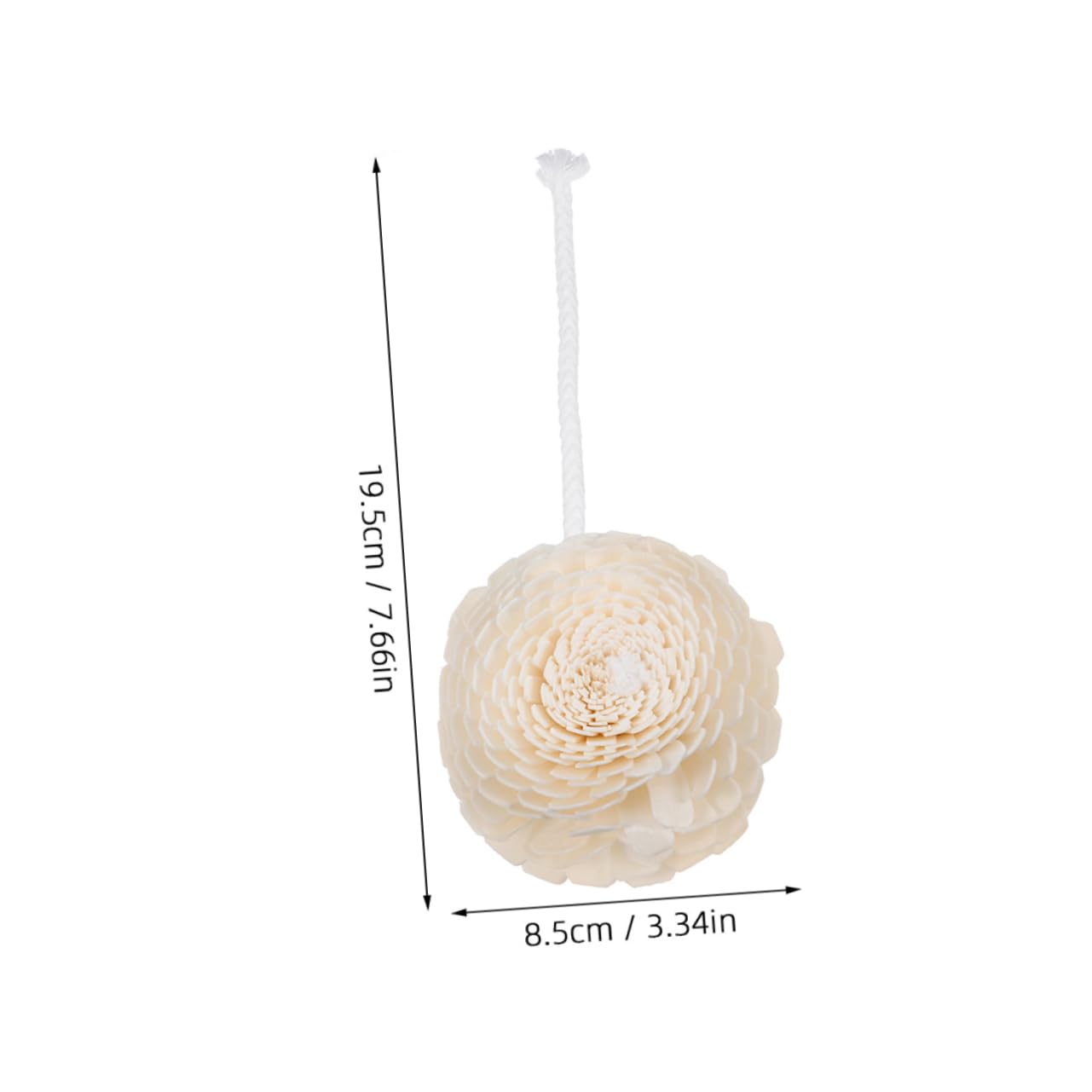 GALPADA 3pcs Flower Scent Diffuser Bendable Rope Reed Flower Essential Oil Diffuser for Home Fragrance Decor Efficient Scent Diffusion Sustainable Materials for Bedroom and Living Room