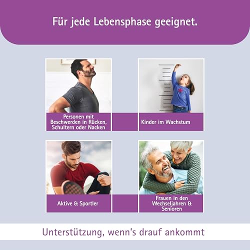 Ranocalcin® bei Beschwerden in Rücken, Schulter, Nacken - unterstützt Knochen, Sehnen, Bänder und Faszien - mit Calcium, Zink, Eisen, Kieselsäure - für Erwachsene und Kinder, 100 Tabletten