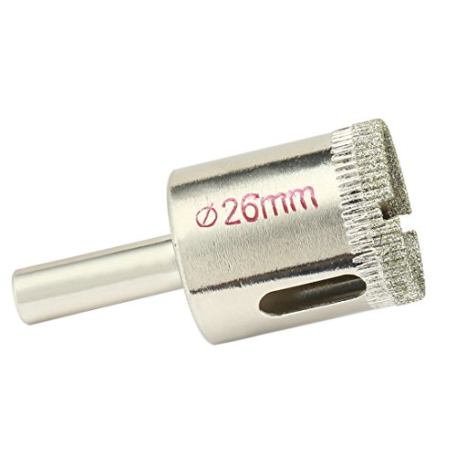 Aexit 2 piezas brocas sierra de 26 mm para vidrio miniatura 3