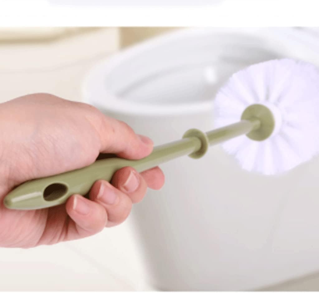 Scopino per WC Durevole con Set di pattumiera Scopino per WC Scopino per WC in plastica Spazzola per WC per Pulizia Profonda
