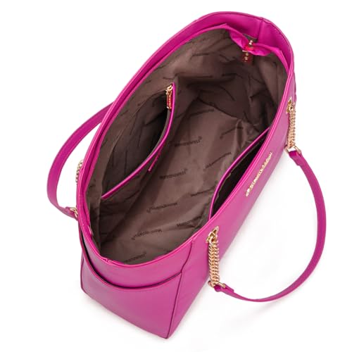 Image of Handbags for Women Chain Shoulder Vegan Leather Tote Bag Top Handle Handbag