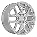 OE Wheels CV62 22 Inch Rim Fits Silverado 1500 Style 6x139.7 22x9 Chrome - Hollander 14078 (1)