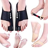 Ballenzeh / Hallux Valgus Korrektor Kit-9pcs- Tag & Nacht Ballenzehen-Schmerzlinderung für Männer und Frauen