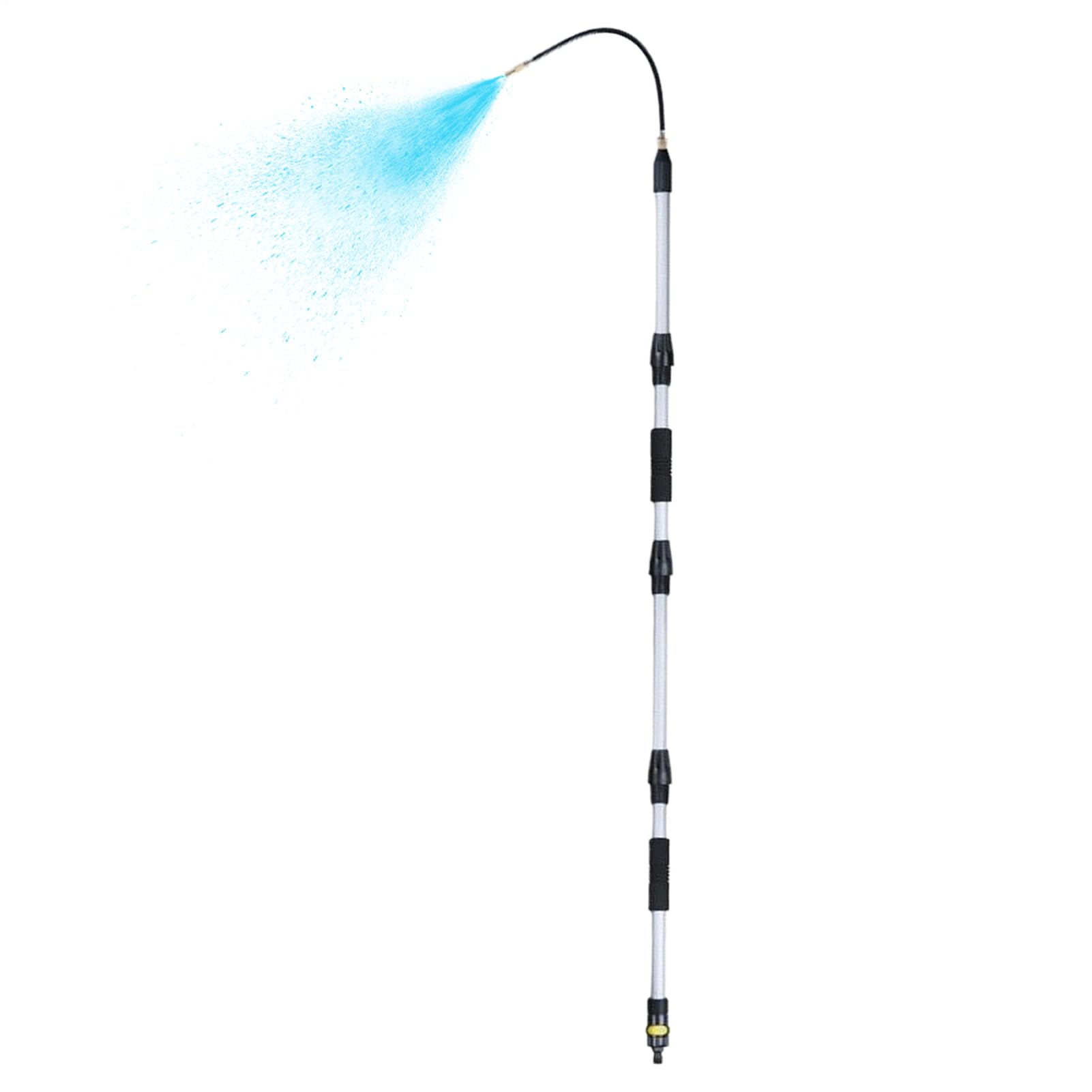 Limpiador De Canalones Varilla De Limpieza Telescópica Ajustable De 18 | Limpiador de Varilla de Extensión para Canalones de Tejado Para Casa Hojas Basura Ramitas Piscina