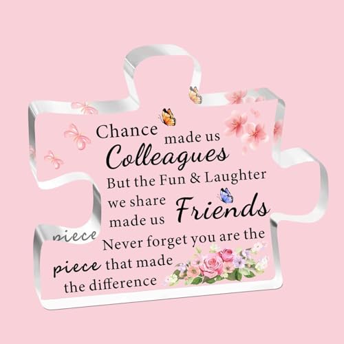 Image of Heart shaped plaque gift (Collegues)