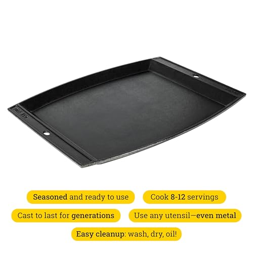 Image of Lodge LSCP3 11-5 /8 inch Cast Iron Chef's Sizzlin Platter