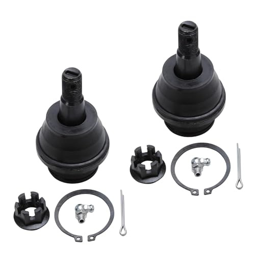 Image of Detroit Axle - 4WD Front Loaded Knuckles Kit for 2007-2013 Chevy Silverado 1500 Avalanche GMC Sierra 1500, 2007-2014 Escalade ESV EXT 2 Steering Knuckles 2 Wheel Bearing Hubs 2 Lower Ball Joints
