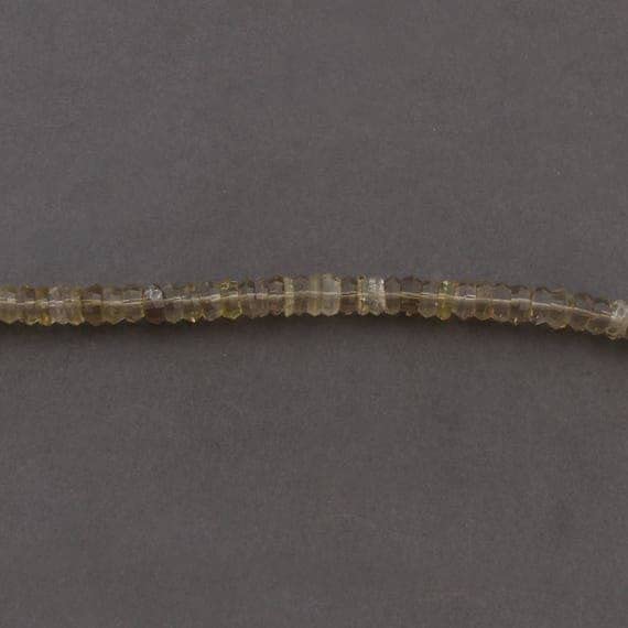 Quartz Citron perles rondelles facettées 9mm pour sublimer vos bijoux bohèmes d'été