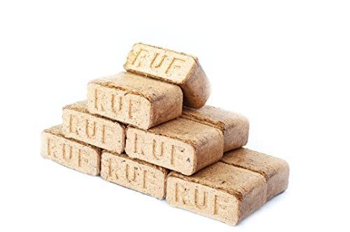 20kg Holzbriketts Ruf Hartholz Buche Brennholz Öko Kamin Ofen Briketts Trockenen Hohe Brenndauer Hoher Energiegehalt Für Kaminöfen, Kachelöfen und offene Kamin Ofen Briketts Cover