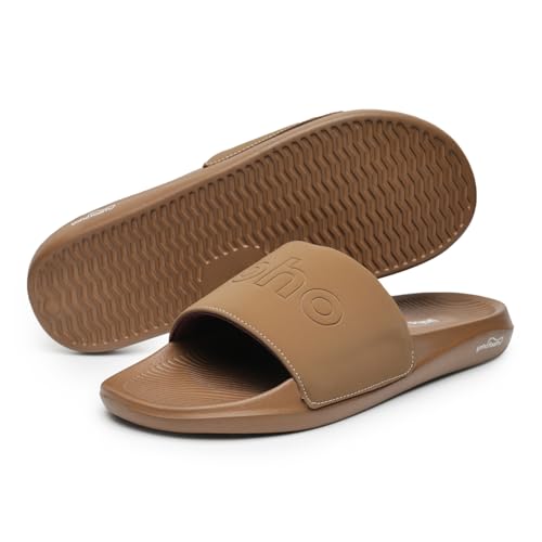 Image of YOHO Drystep Sliders for Men | Waterproof Monsoon Footwear & Rainy Sandals | Skin Friendly Adjustable Strap