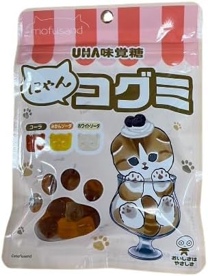 Amazon.co.jp: 販路限定 UHA味覚糖 にゃんコグミ 60g クラシエ にゃ