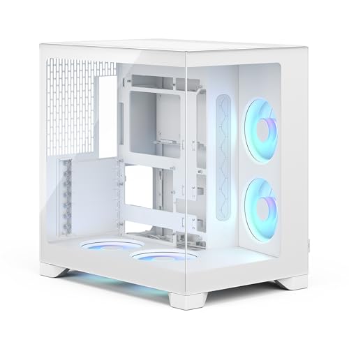 Fractal Design Pop 2 Vision White RGB 120mm�t�@��4��� �~�h���^���[ PC�P�[�X FD-C-POV2A-03 CS9753