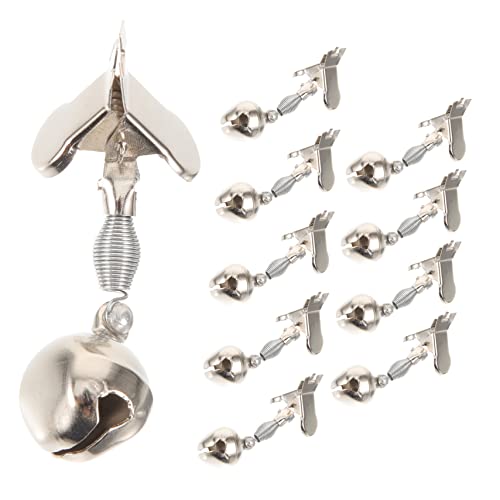 Homoyoyo Sets Ice Fishing Rod Bells Fishing Alarm Bells Bass Lures Metal Material Supplies Pcs