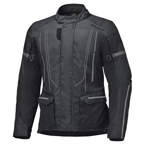 Held Zorro ST Top – Giacca da moto da uomo – Giacca da moto da uomo con protezioni D3O – 100% impermeabile, antivento, traspirante – CE, classe di protezione AA – nero, taglia XL