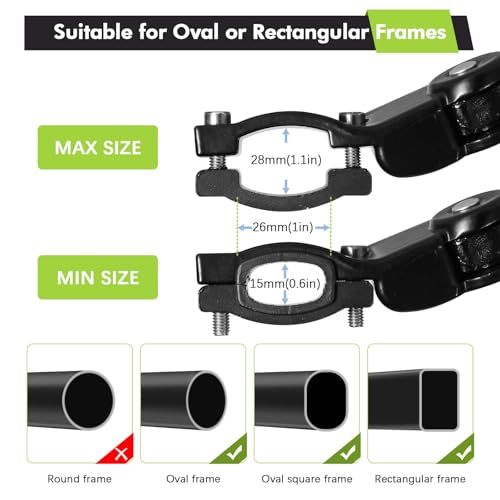 Blendura Fahrradständer 24-27 Zoll Fahrradständer Mountainbike Aluminium Fahrrad Kick Stand für Mountainbikes, Trekkingrad, Citybikes, VTT