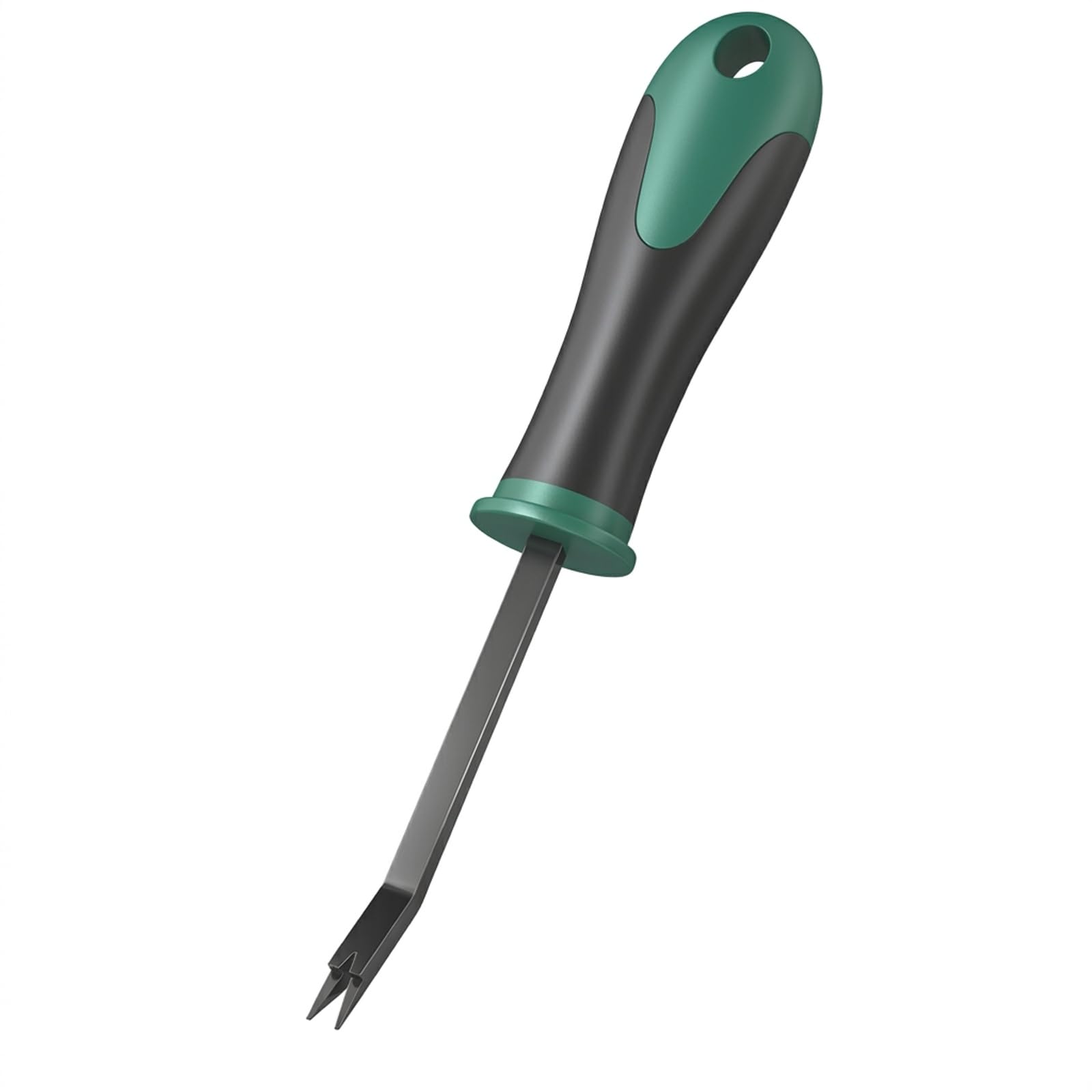 Heavy Duty Staple Remover Tool, Strength Staple Remover with Non-Slip Rubber Handle, Rust-Proof Upholstery Stapler Puller Lifter for Carpet, Wood, Floor, Furniture, Construction, Photo Frame (Green)