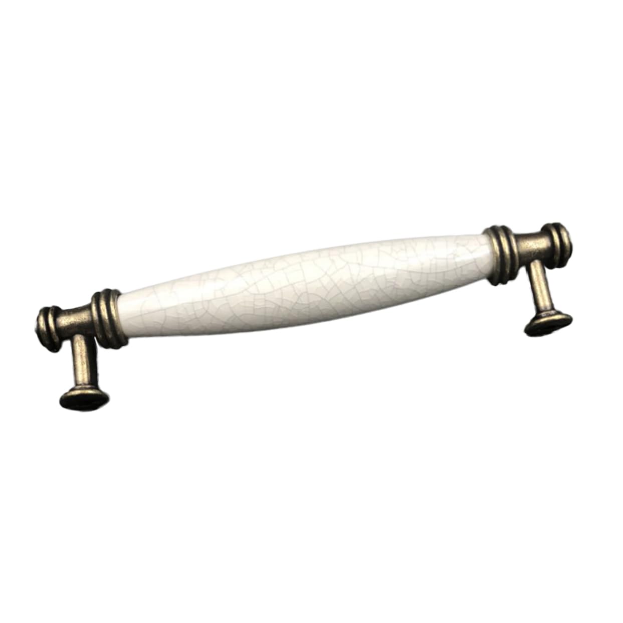 FOYTOKI 10pcs Zinc Alloy Ceramic Handle Grab Bars Compliant Bathroom Handrail Safety Handgrip for Toilet Bathtub Shower Random Style