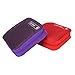 Siveit CD Case, 32 Disc CD DVD Wallet Storage Organizer Holder VCD Binder Bag Album Booklet (Purple)
