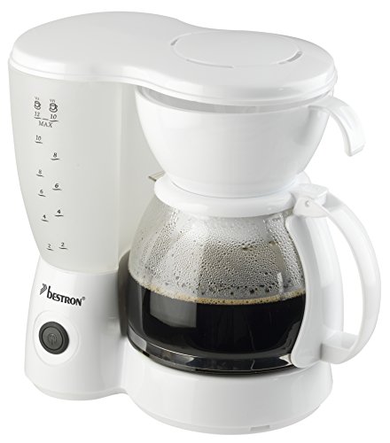 Bestron ACM6081W Macchina per il caffè, 12 Cups