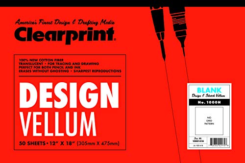 Papier vélin Clearprint 1000H idéal pour le dessin d'architecture en atelier
