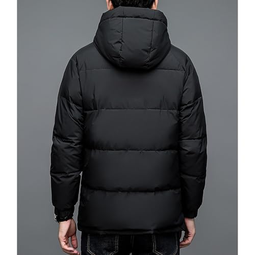 Parka gruesa de hombre para combatir el frío extremo y el viento invernal 3