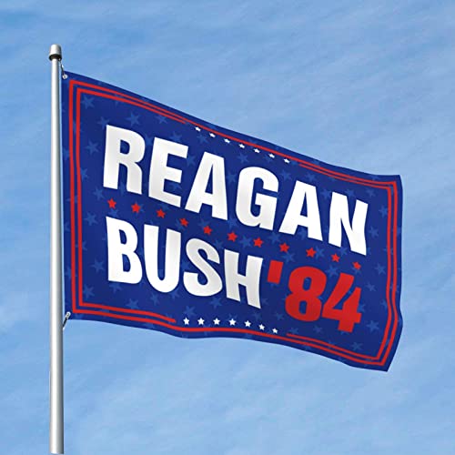 Drapeau Reagan Bush 84 pour habiller un grand mur, décoration dortoir et studio