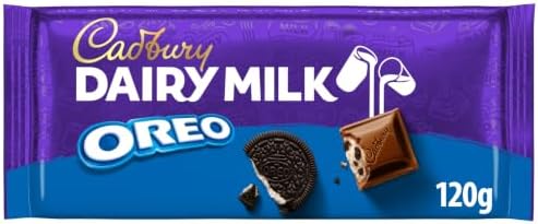 Cadbury Dairy Milk Oreo Chocolate Bar, 120 g