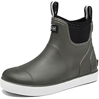 CKWLXQY Kids Deck Boots Boys Rain Boots Girls Rubber Ankle Boots Water Shoes, Non-slip Waterproof Outdoor Fishing Shoes for Childs School Play Footwear