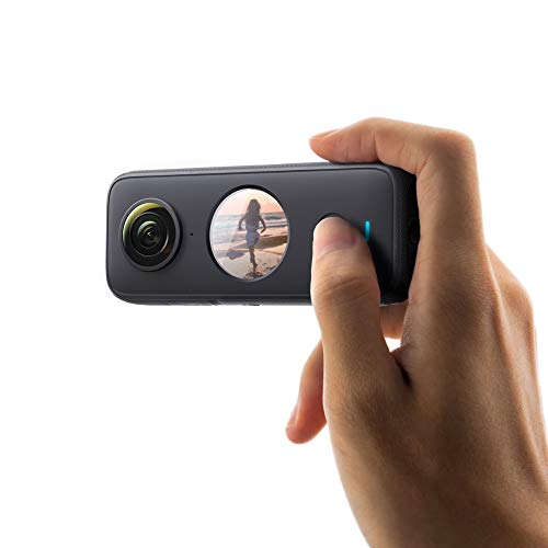 Insta360 One X2 360 Degree Waterproof Action Camera, 5.7K 360, Stabilization, Touch Screen, Ai Editing, Live Streaming, Webcam, Voice Control #TOP1