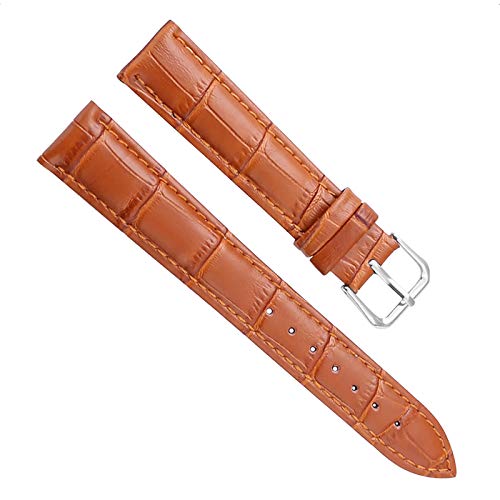 Kalbsleder Uhrenarmband Strap - Leather Watch Strap, Leder Ersatzband Uhr, Leder Uhrband Für Männer Herren Frauen, Uhrenarmband Kalbsleder Herren, Kalbslederband, Lederarmband Ersatband (20mm) Cover