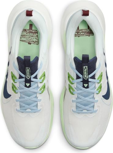 Nike Juniper Trail 2 Nn, Men's Running Shoes, Summit White Thunder Blue Vapor Green, 13.5 UK4