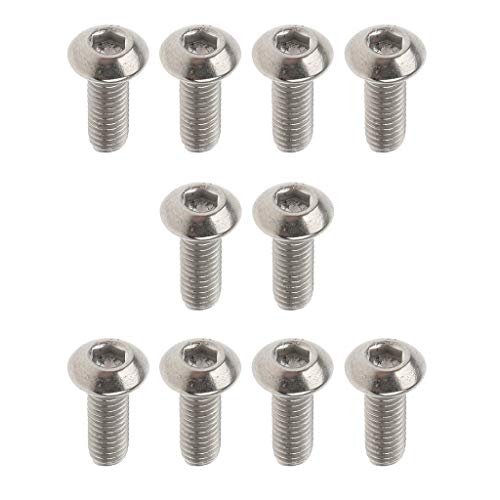Tenlacum 10 pz/lotto M3 Titanio Hex Allen Socket