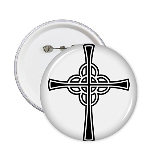 Badge foi chrétienne cadeau de communion ou baptême, 5 pins croix église d'art religieux