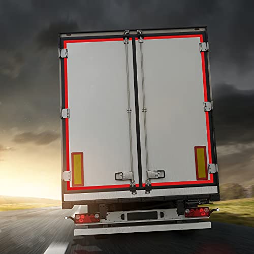 Finest Folia 3M Diamond Grade 983 Scotchlite Konturmarkierung 50mm Reflexfolie Reflexband (Rot-72, 3 Meter)