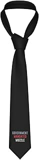 Government Mandated Muzzle Novelty Skinny Men'S Necktie Perfect Formal Events Festive Occasions