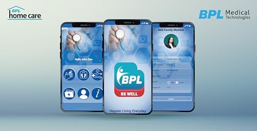 Image of BPL Medical Technologies BPL 120 /80 BT-02 Bluetooth Enabled Arm Type Blood Pressure Monitor with Tubeless Technology|BP Apparatus for Home|Hypertension & Managing Heart Health Device - White