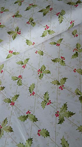 Anna Griffin Christmas Rose Christmas Fabric Cotton Quilting Fabric ~ 8 Fat Quarters Bundle ~ 2 Yards