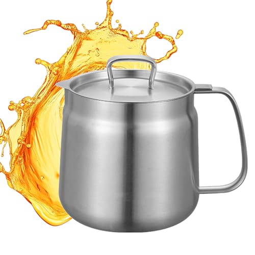 Recipiente de almacenamiento de grasa para cocina de apartamento 2