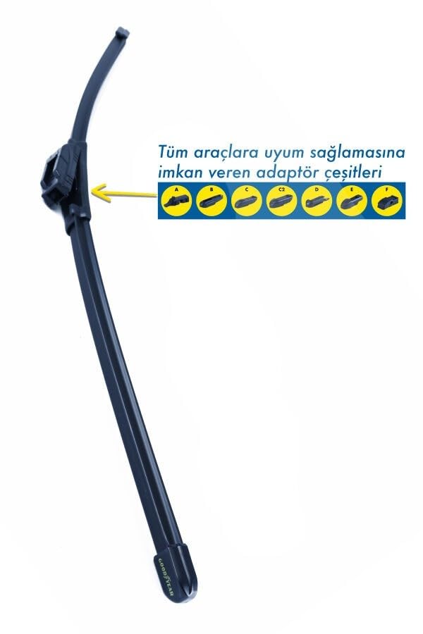 Goodyear Audi A4 Supermute Muz Silecek 2'li Set (2016-2022 SW için) - 600 mm ve 500 mm Uzunluk
