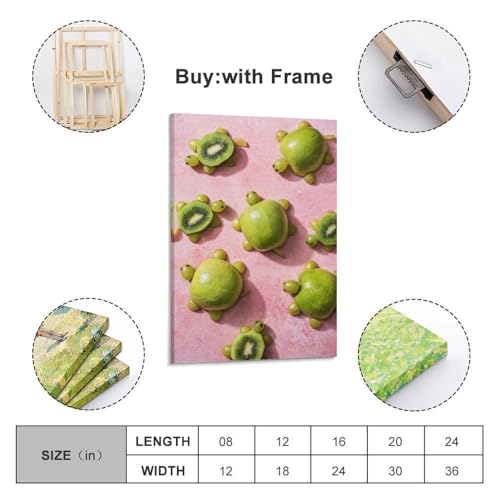 Décoration murale moderne ZHOUKEG tortue de fruits suspendre - 2