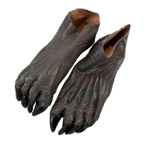 Necvior Gloves/Shoes Covers Halloween Costume Wolf Gloves Wolf Claw Gloves/Foot CoversAnimal Cosplay Props Unisex Wolf Hand
