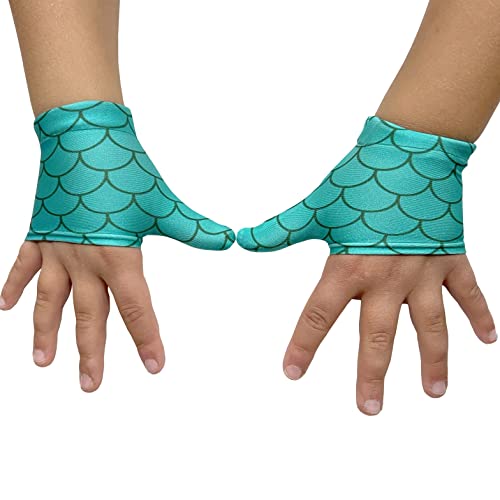 Glovey Huggey - Thumb Sucking Deterrent Brace, Kids & Toddler Breathable Guard Glove, Finger Sleeve for Sucking and Nail Biting Prevention, by an American Company, for Ages 4 Years Old & Up, Aqua