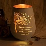 Trauergeschenk, Weiße Trauerkerze Für Beerdigungen Und Gedenkfeiern, Elegantes Teelicht Als Kondolenzgeschenk, 1 Stück In Mattweiß