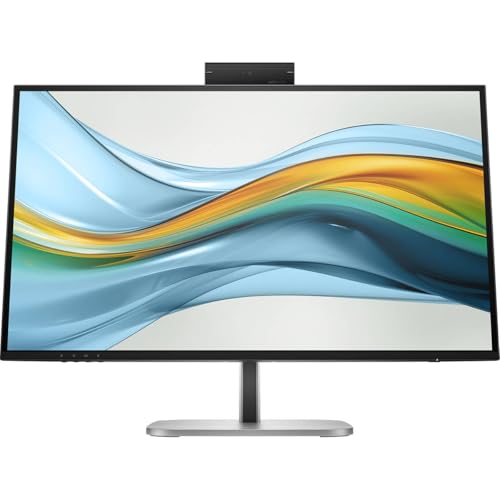 Image of HP 527pm 27 inch Class WQHD LCD Monitor - 16:9 - Sleek Black, Silver - 27 inch Viewable - in-Plane Switching (IPS) Technology - 2560 x 1440-350 Nit - 100 Hz Refresh Rate - Speakers - USB Type-C