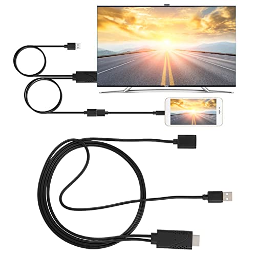 VBESTLIFE Adaptateur de Câbles HDMI Câble USB vers HDTV, USB Femelle vers HDMI Mâle 1080P HDTV Mirroring Cable pour iOS et Android