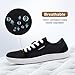 HOBIBEAR Mens Barefoot Wide Shoes Women Toe Box Mesh Sneakers Minimalist Zero Drop Sole Shoes Minimus Extra Width Fit Gym Bare Feet Walking Breathable Casual Fashion Sneakers Black White